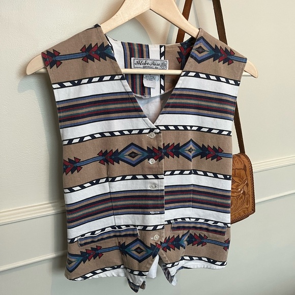 SOLD Vintage Western Vest - Picture 1 of 4